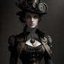 Mysterious Victorian Steampunk Woman 9