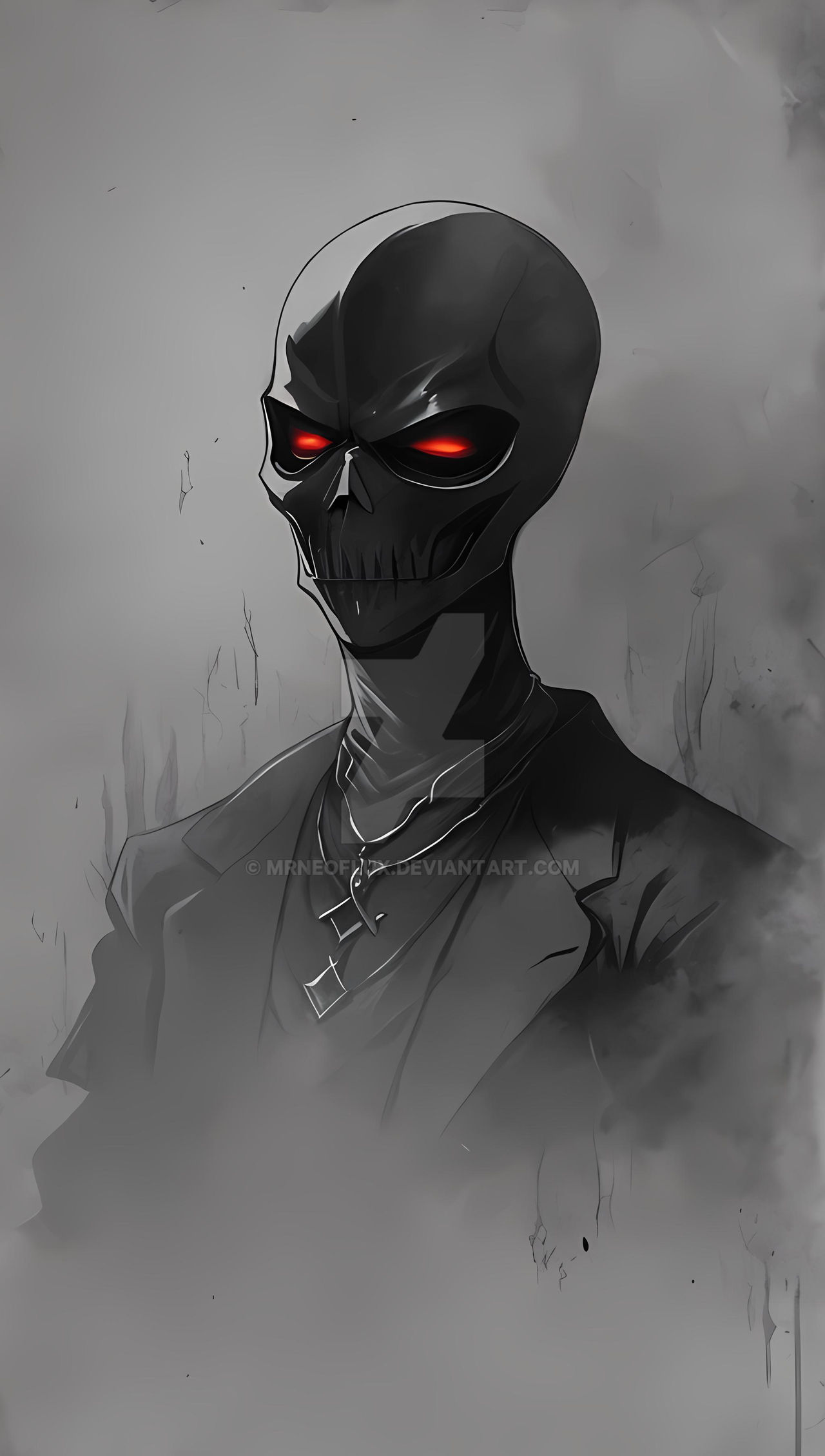 Mysterious Ghostly Skeleton Man by MrNeoFlux on DeviantArt