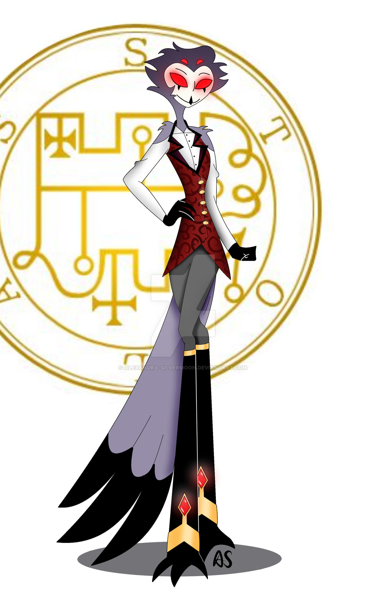 Stolas by Alexandra-Silvermoon on DeviantArt