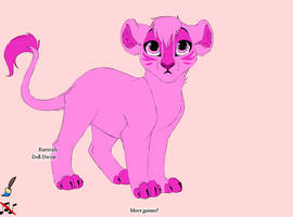 Pink Diamond as a cub