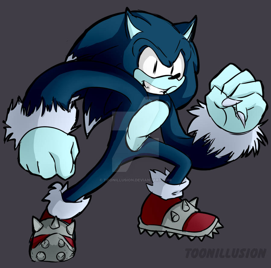 Sonic the Werehog by ToonIllusion on DeviantArt