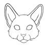 Cat Face Lineart New