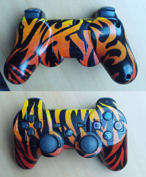 my custom ps3 flame controller