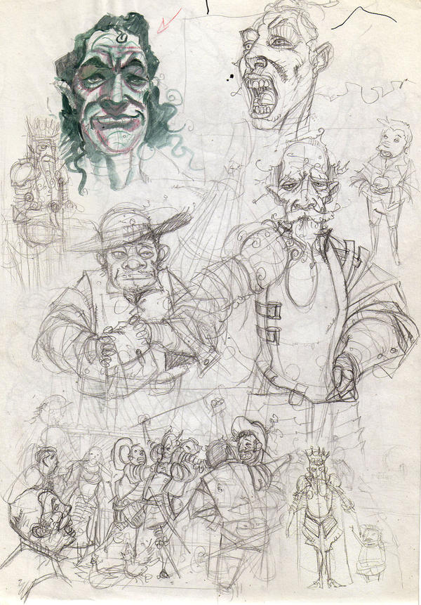Sketch page by sirelion80