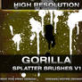 Gorilla Splatter Brushes v1