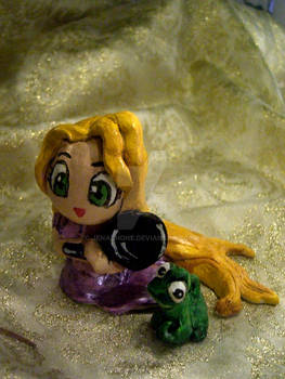 Rapunzel and Pascal