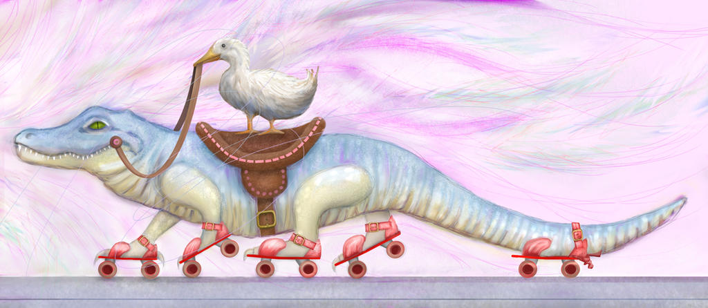Duck Riding Deviantart Duck RiDE by Geekophelia on DeviantArt