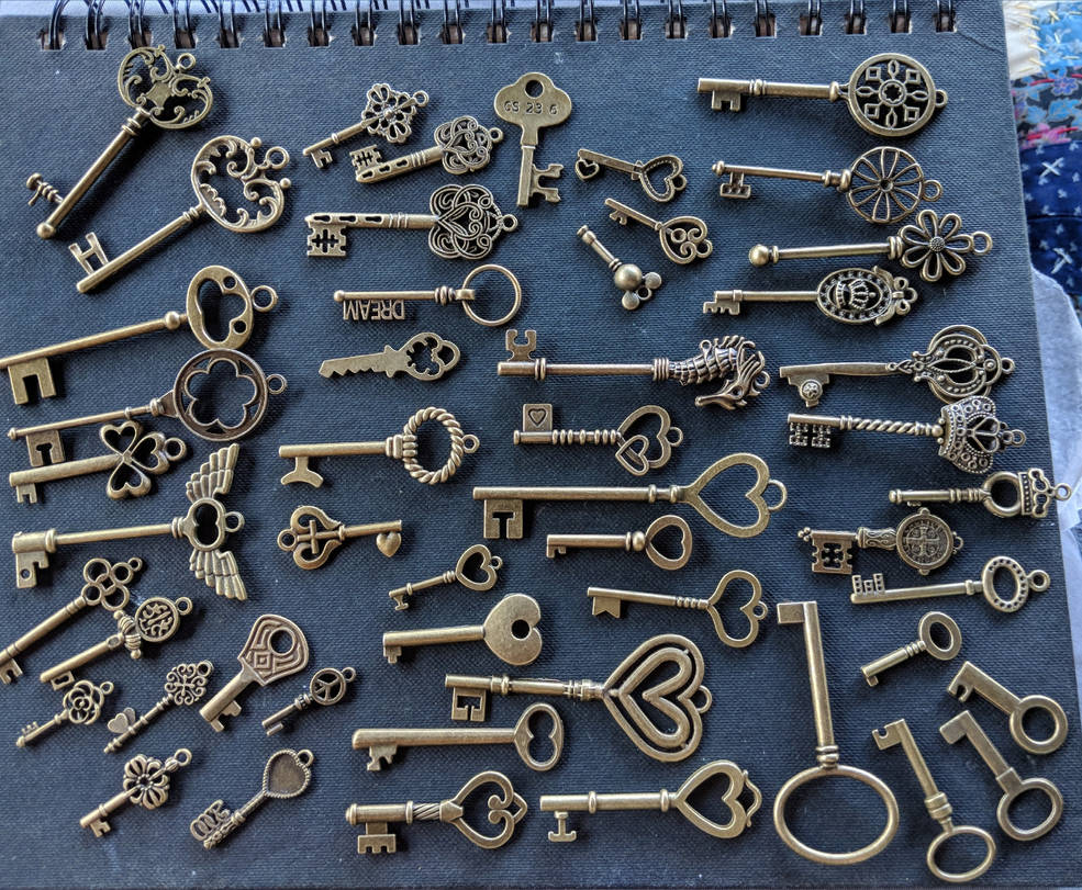 Freebie decorative keys by Geekophelia on DeviantArt