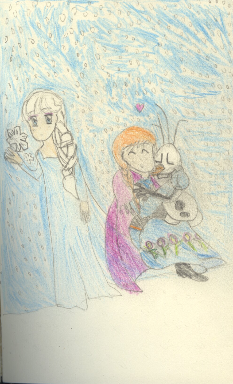 Frozen Anna Elsa and Olaf