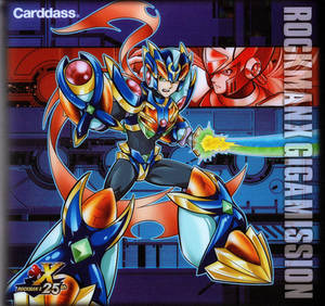 Rockman X Gigamission cardass manga and cards