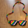 Rainbow Glasses Necklace