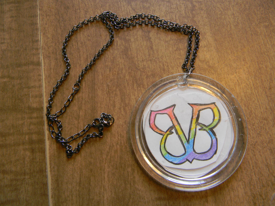 Black Veil Brides Rainbow Necklace Back