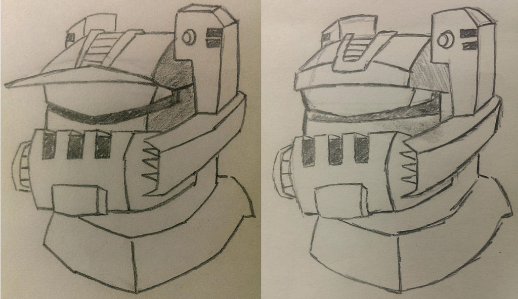 TFA Roadbuster head sketches