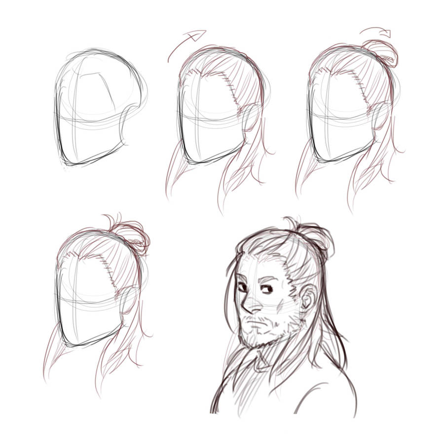 Man Bun Tutorial By Hasha92 On Deviantart Man Bun Tutorial By Hasha92 On Deviantart