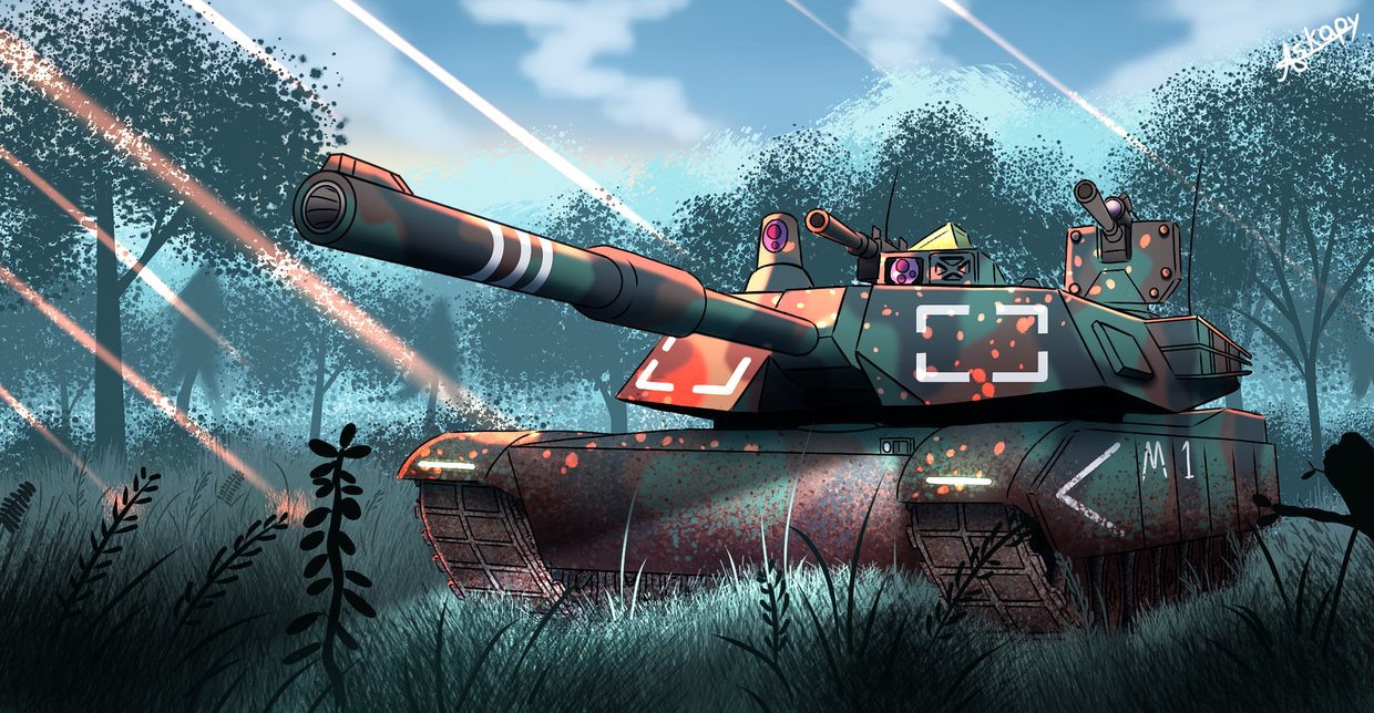 Deviantart Abrams ABRAMS M1A2 SEP in the forest by Askapy on DeviantArt