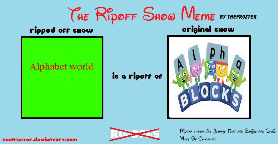 Alphabet world Is a Ripoff of alphablocks(READ) by Bartmanandkauakauakk ...