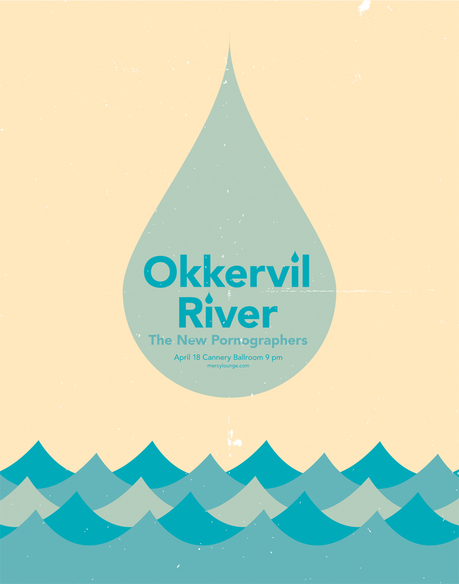 Okkervil River fake gig poster