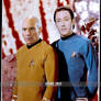 Jean Luc Picard and Data in original  Star Trek