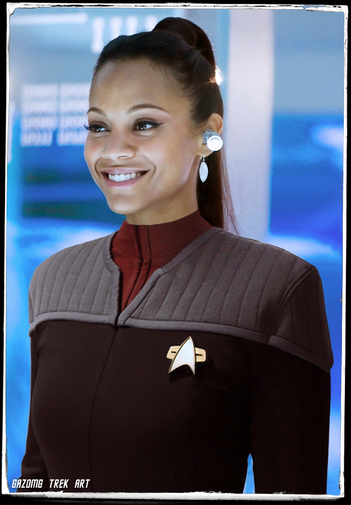 Zoe Saldana in Deep Space Nine Star Trek Random