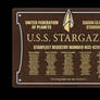 USS Stargazer Dedication Plaque Star Trek Picard