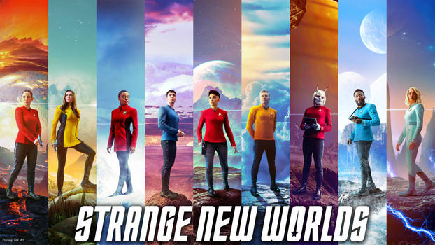 Star Trek Strange New Worlds Crew Wallpaper