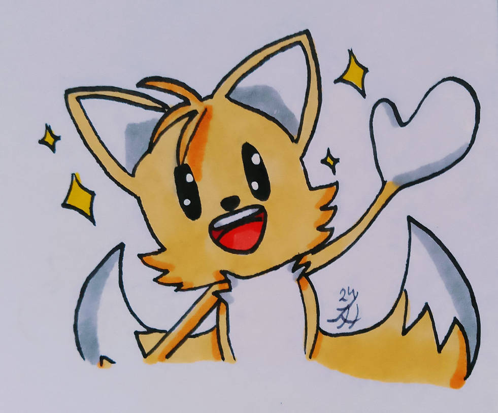 commission: mini Tails by Adairya7 on DeviantArt