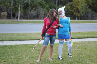 Fionna and Marceline by CountryCaitlin
