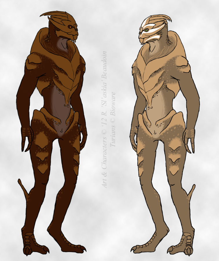 Full body Turians