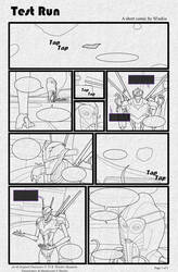 Comic page 1 lineart