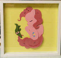 [SOLD]  Sleepy Pinkie Pie Shadowbox