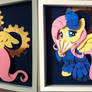 Commission: Victorian Fluttershy Shadowbox