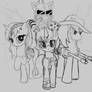 Fallout Equestria Shadowbox Mock-up Sketch