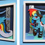 Shadowbox:  Gala Dress Rainbow Dash