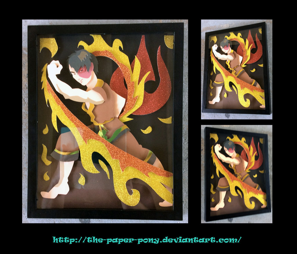 Avatar: The Last Airbender Zuko Shadowbox