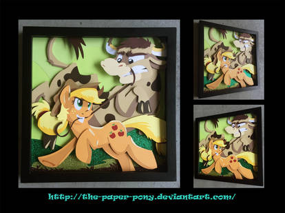 Bronycon 14 Charity Auction Applejack Shadowbox