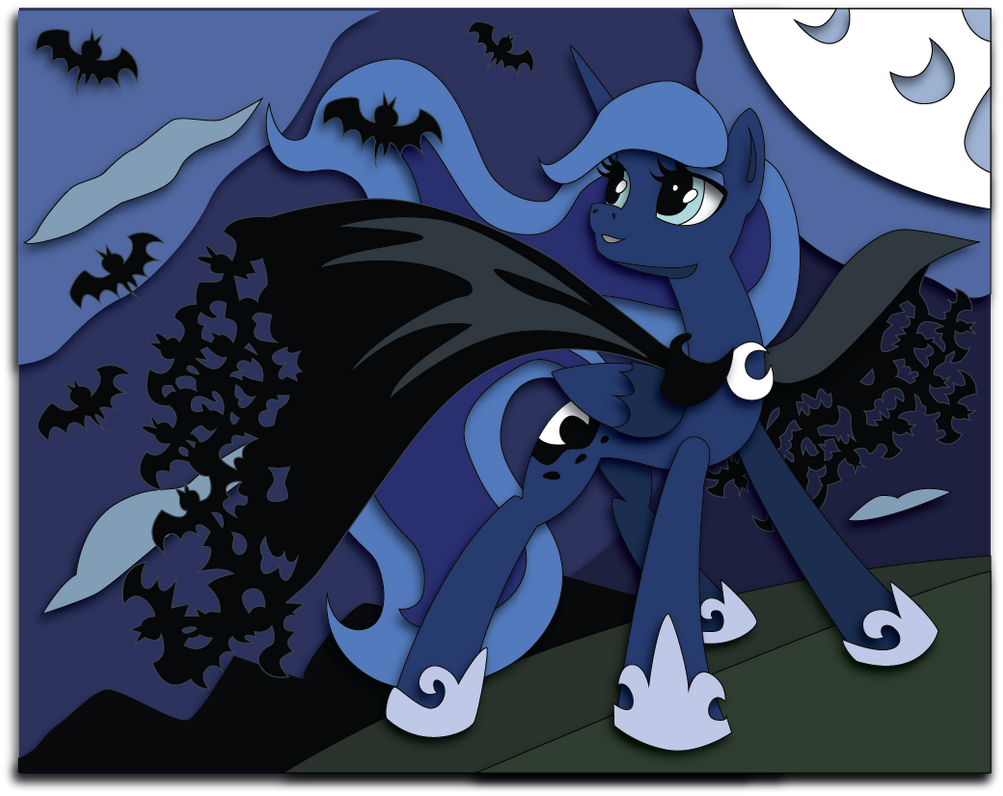 Nightmare Nights 2014 Exclusive Shadowbox Mock Up by The-Paper-Pony