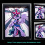 Stained Glass Twilight Sparkle Shadowbox