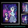 11x14 EqG Rarity and Filly Shadowbox
