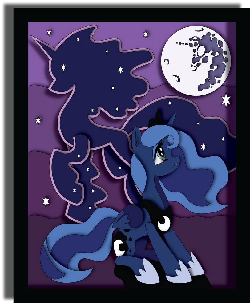 Nightmare Nights 2015 Exclusive Luna Mock-up by The-Paper-Pony