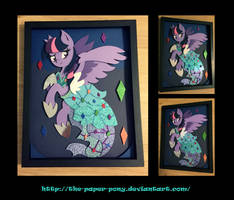 11X14 Princess Dress Twilight Shadowbox