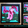 12x12 Wet Mane Pinkie Pie Shadowbox