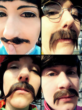 Sgt. Pepper's Beatles Cosplay - Sexy Moustache