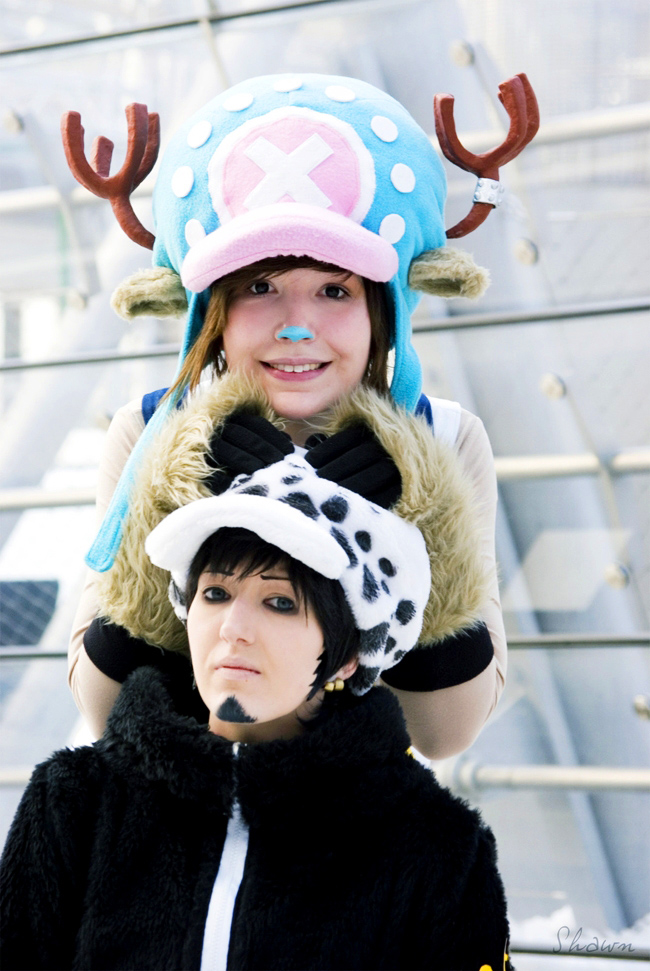 One Piece - Ready,Let's Go - Law + Chopper Cosplay.