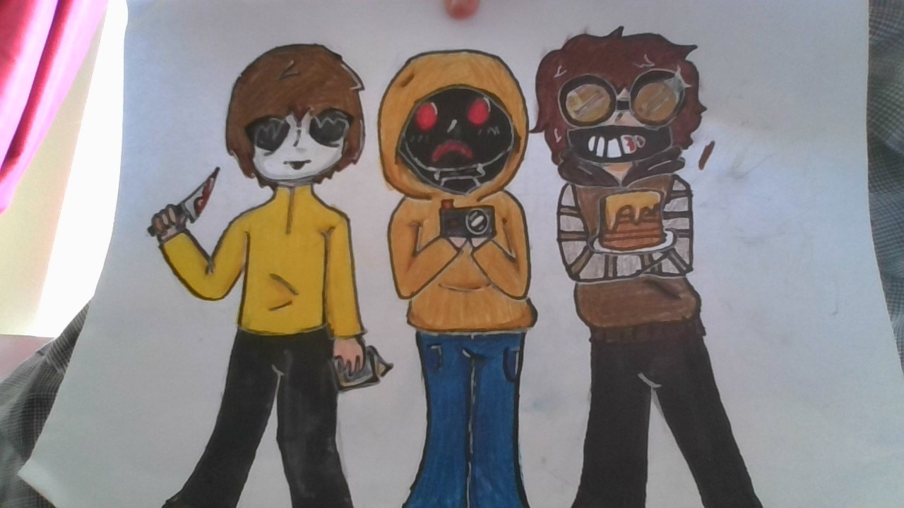 Hoodie X Masky X Ticci Toby Chibi Masky, Hoodie and Ticci Toby by SmolGreenSpaceDorito on DeviantArt