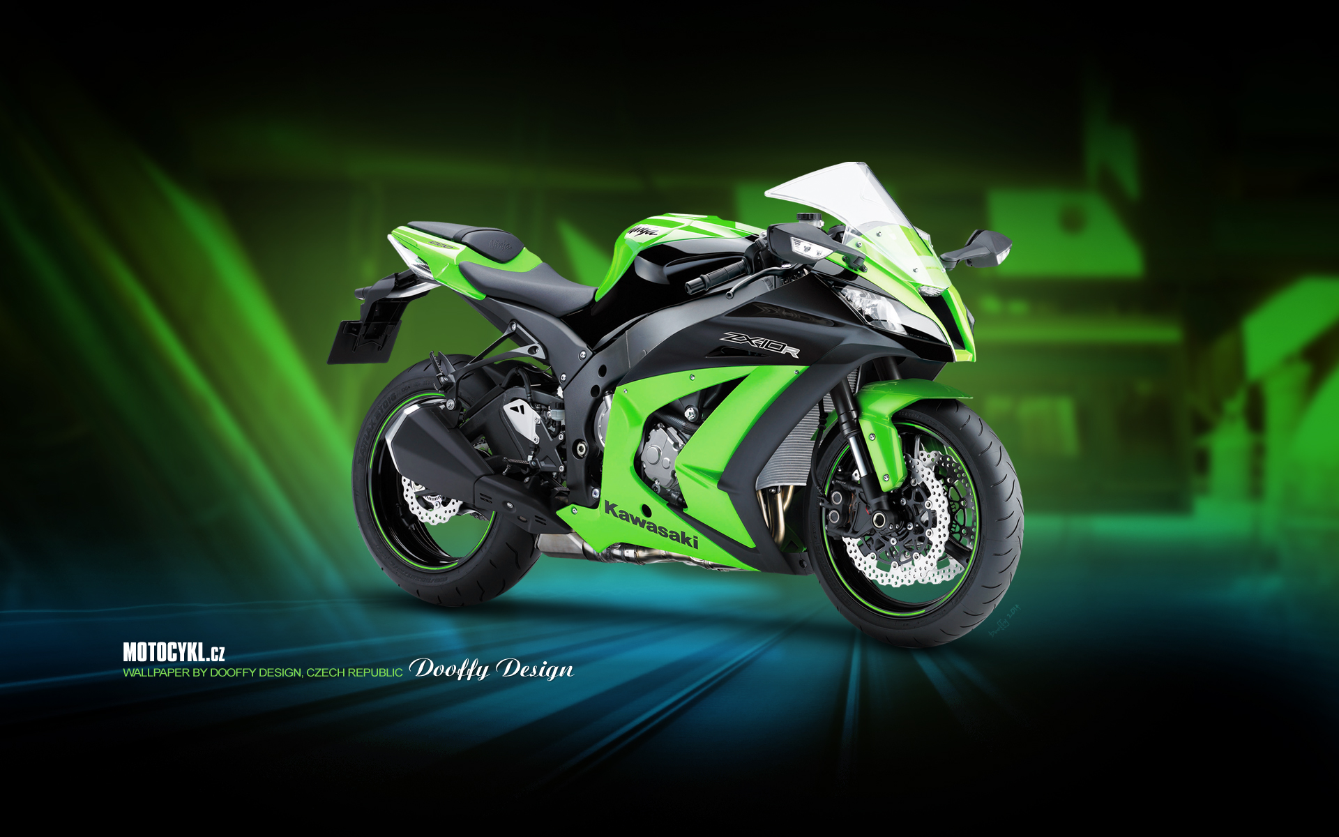 Bike Wallpaper 691 Dooffy - Kawasaki