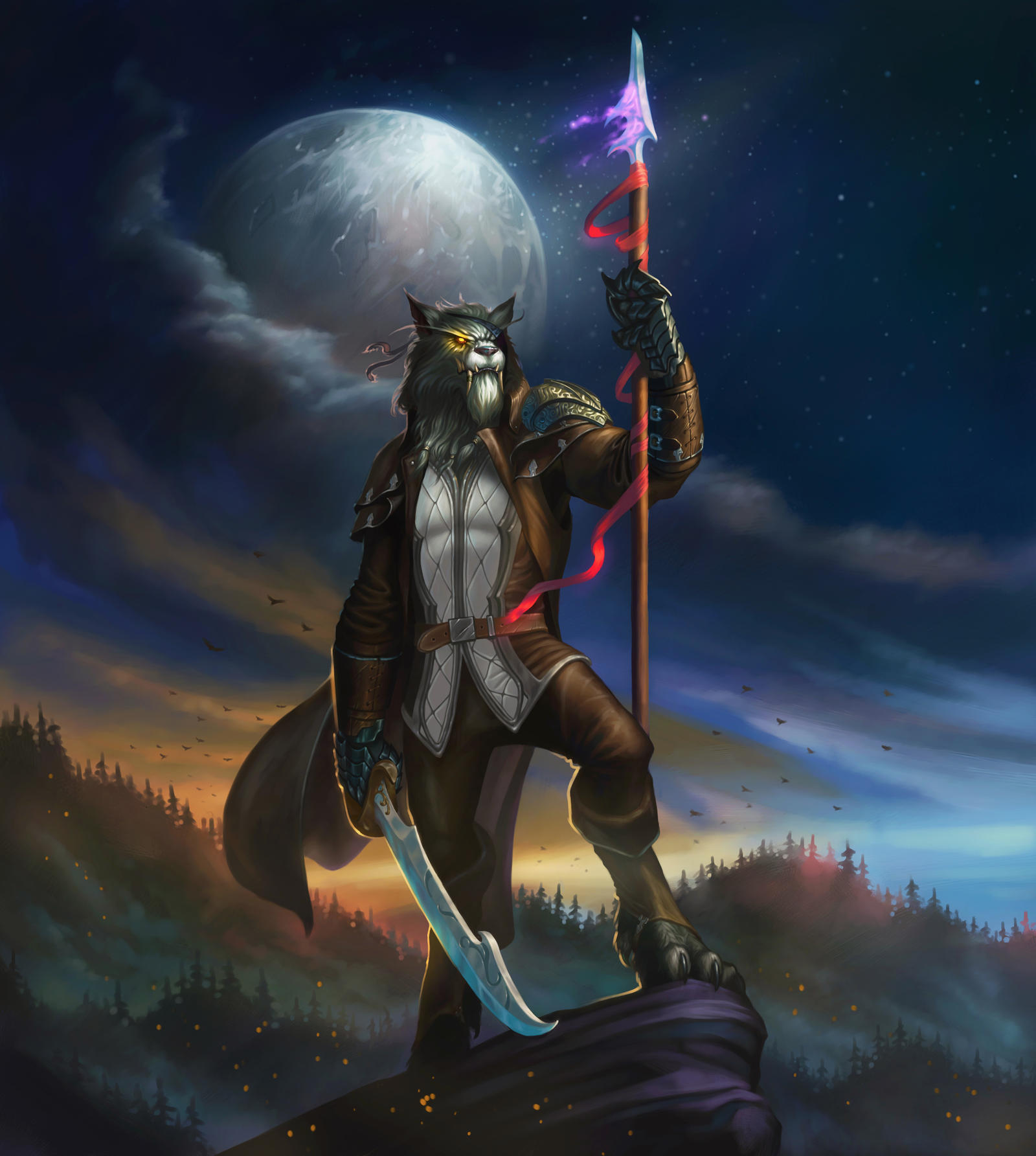 Genn Greymane by ManFr0mNowhere on DeviantArt
