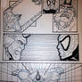 Spider-man vs. Rhino Comic Page attempt