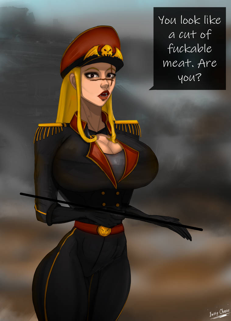 Warhammer commissar. by FattyChaos on DeviantArt