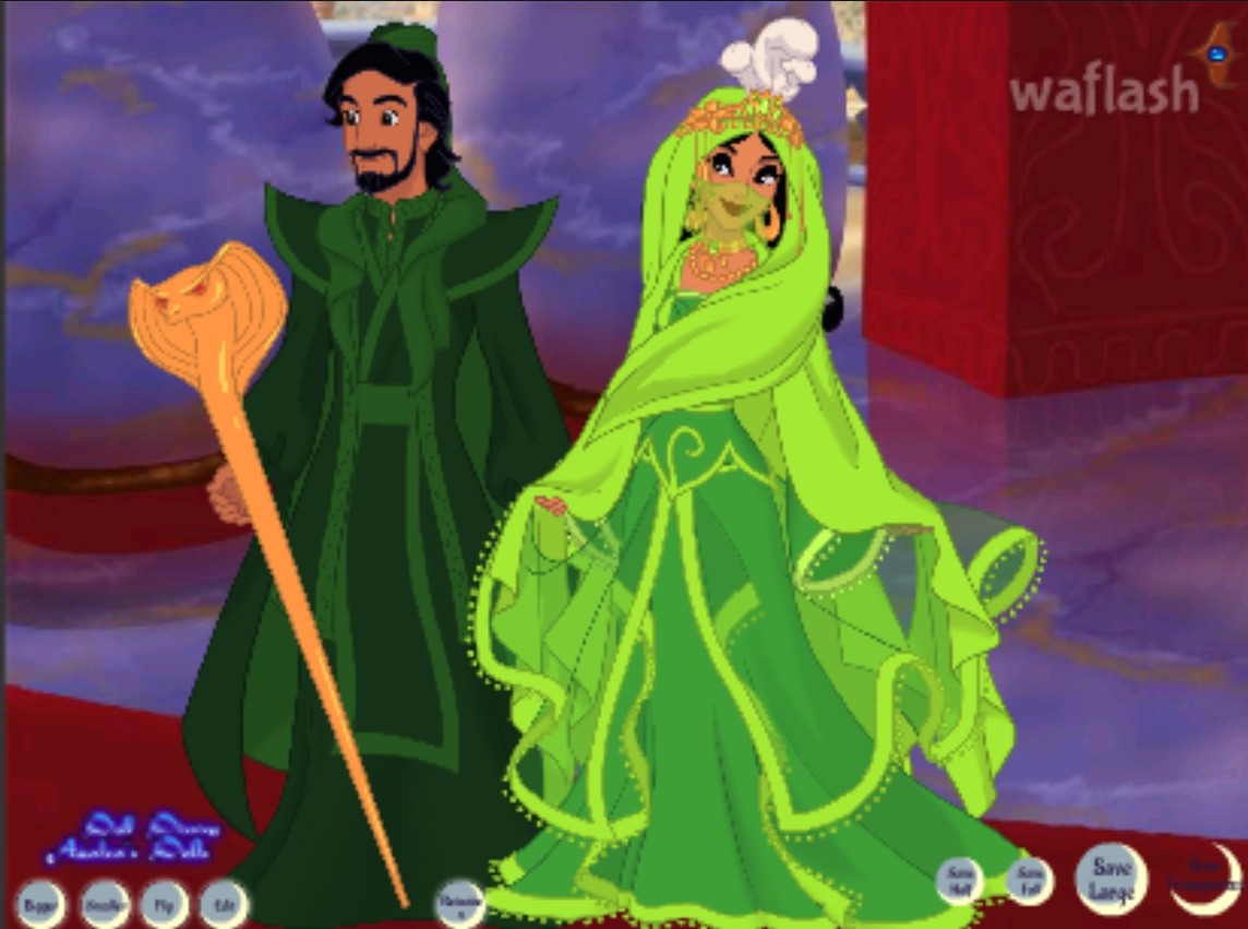 The Empress and Emperor depicted in a pose that suggests a power struggle, highlighting the duality of their relationship