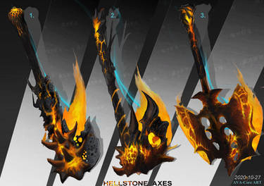 3 - Hellstone AXES - Adoptables open